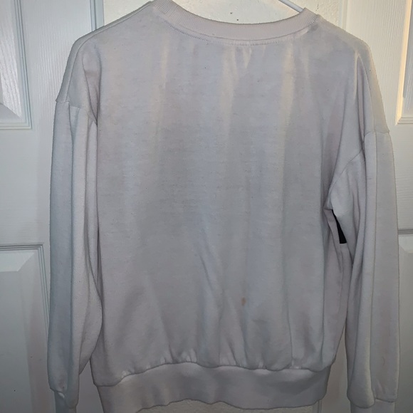 FLIRT (FILA) white womens sweatshirt - Picture 2 of 10